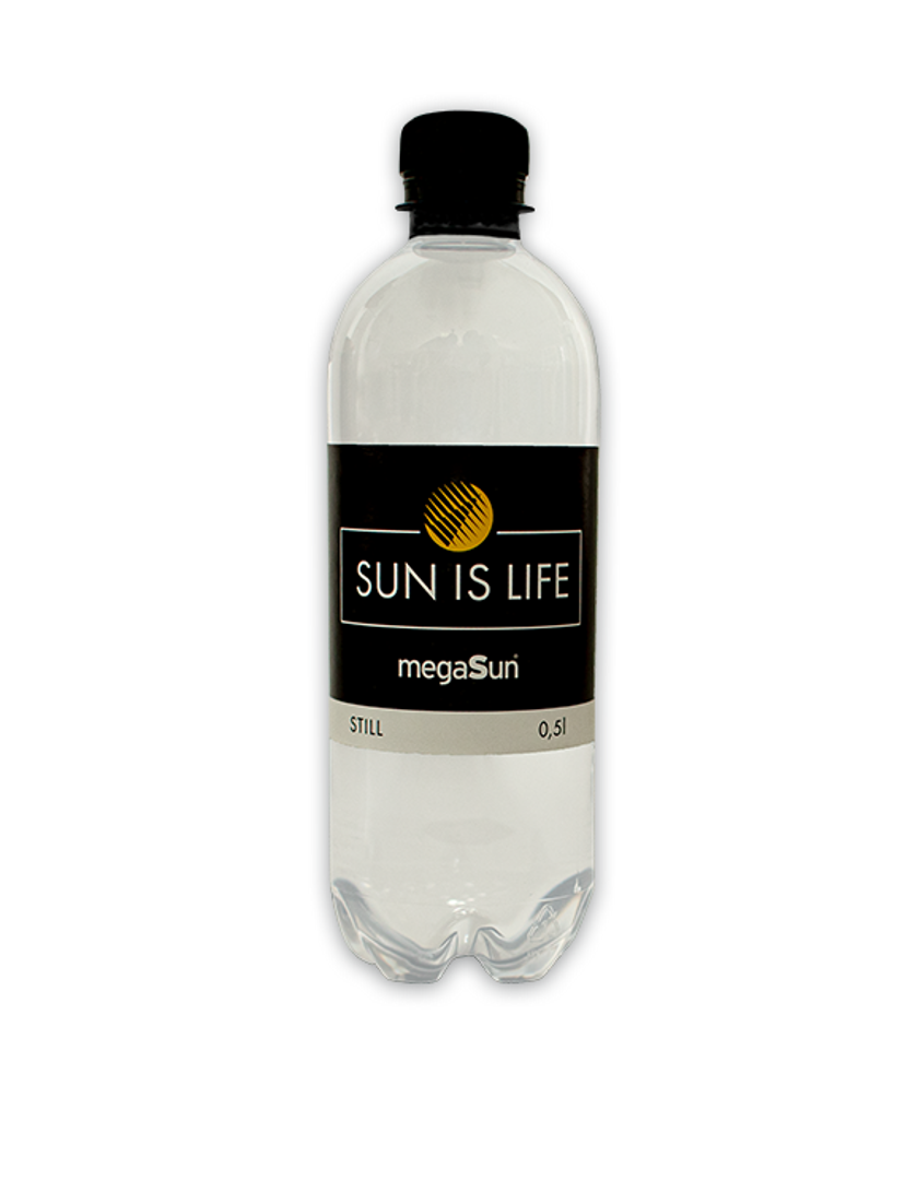 Wasserflasche megaSun, Still | 18 Stück
